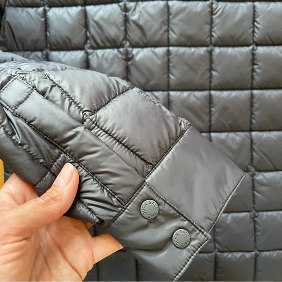 NEW Save the Duck Men's Lightweight Packable Puffer Jacket Black Medium NWT - Picture 5 of 8